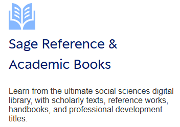 SAGE knowledge（二）研究方法參考寶庫